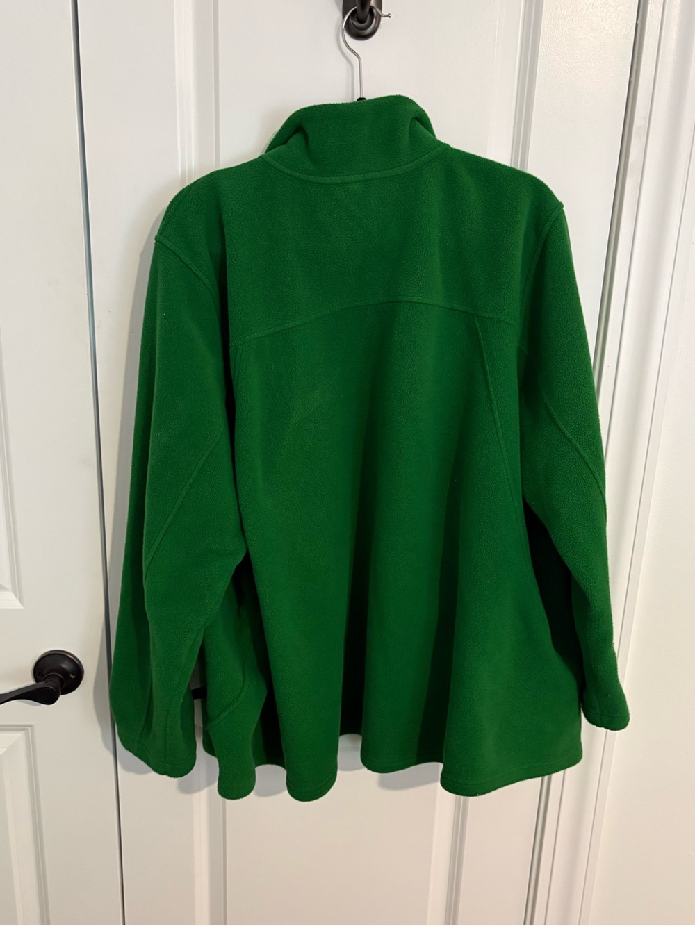 Lands' End Green Fleece Jacket - 3X - Picture 2 of 5